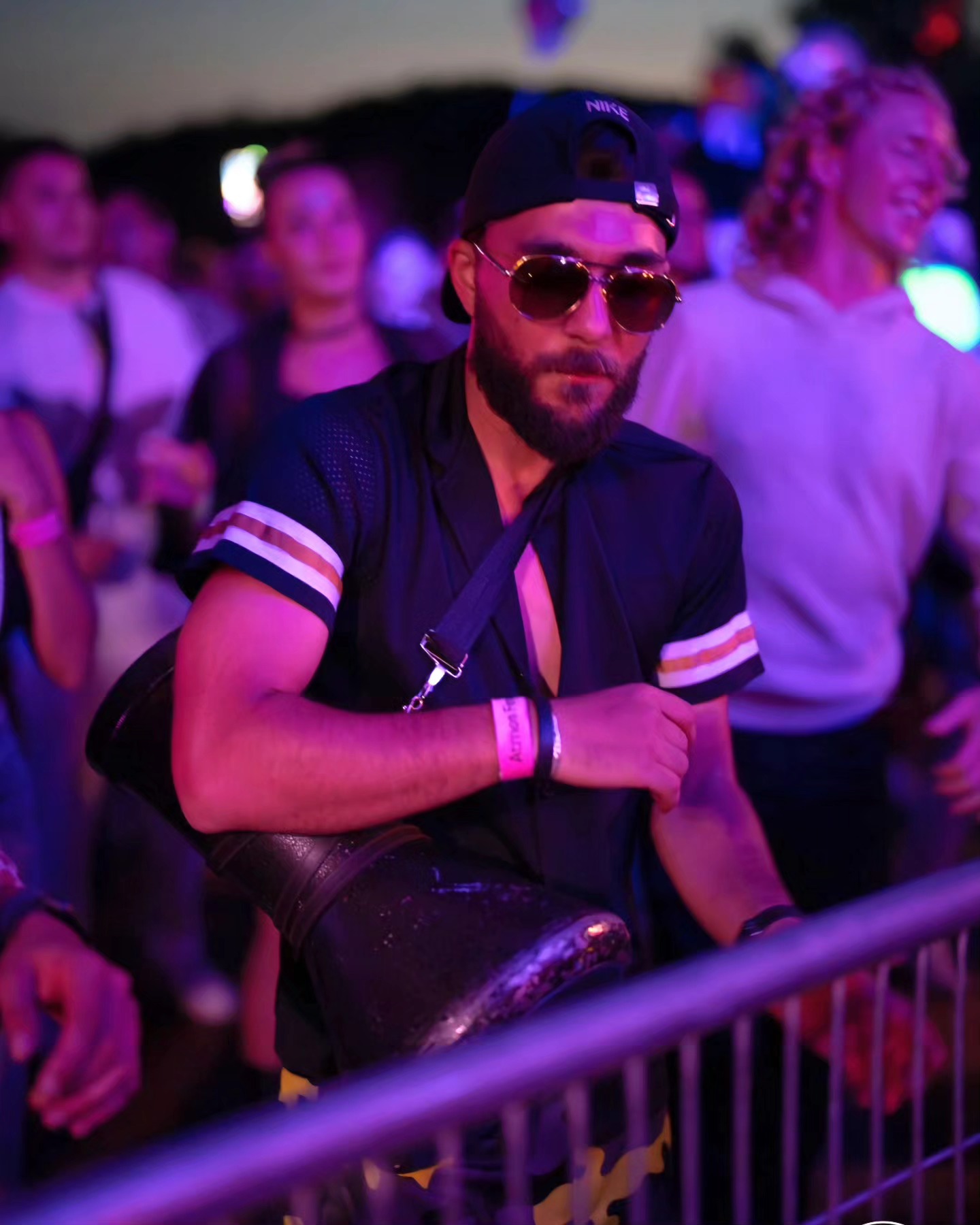 Light Musik playing darbuka live at a festival